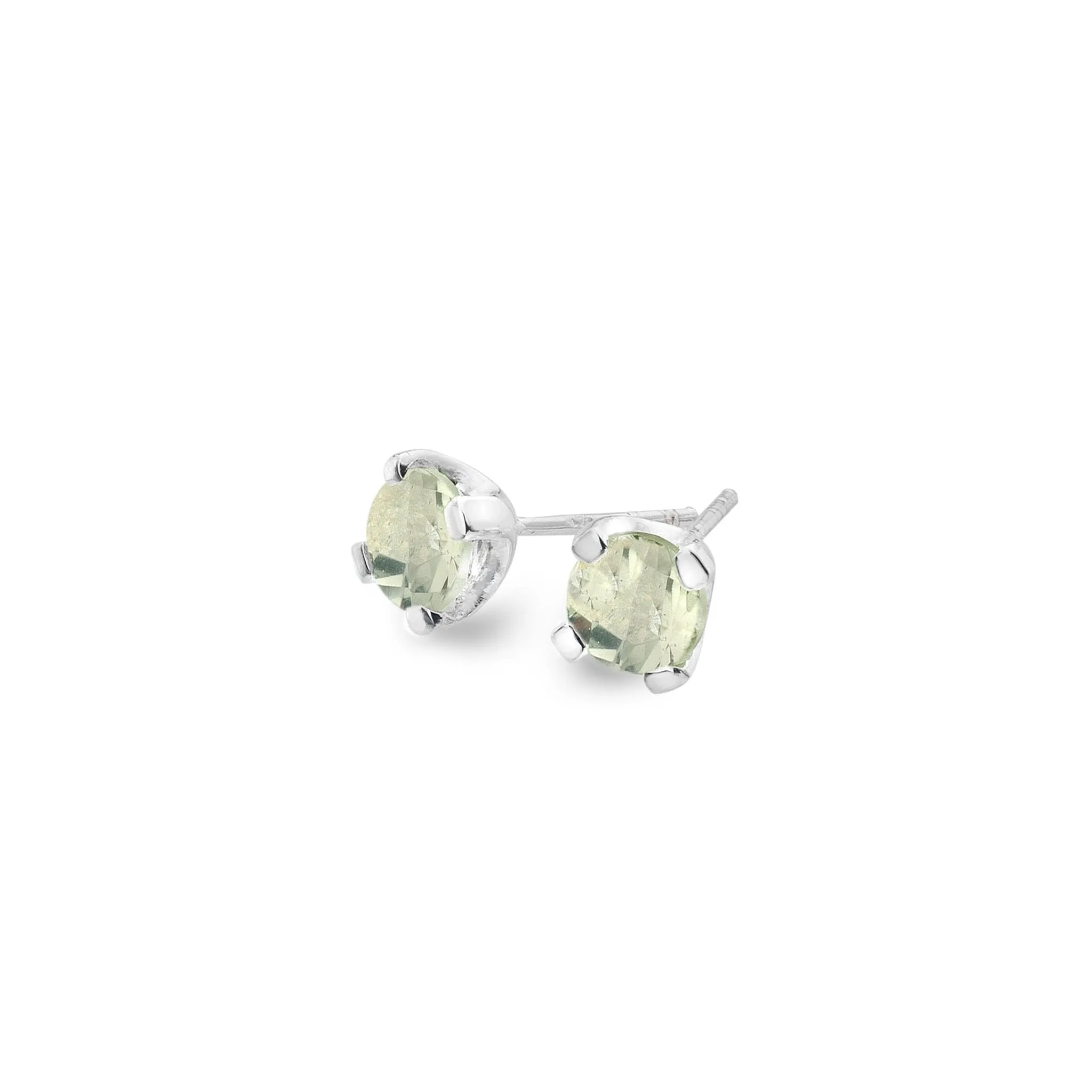 Sea gem Quartz studs