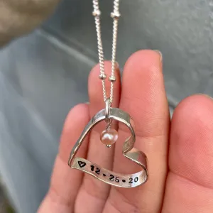 Secret Message Heart Necklace