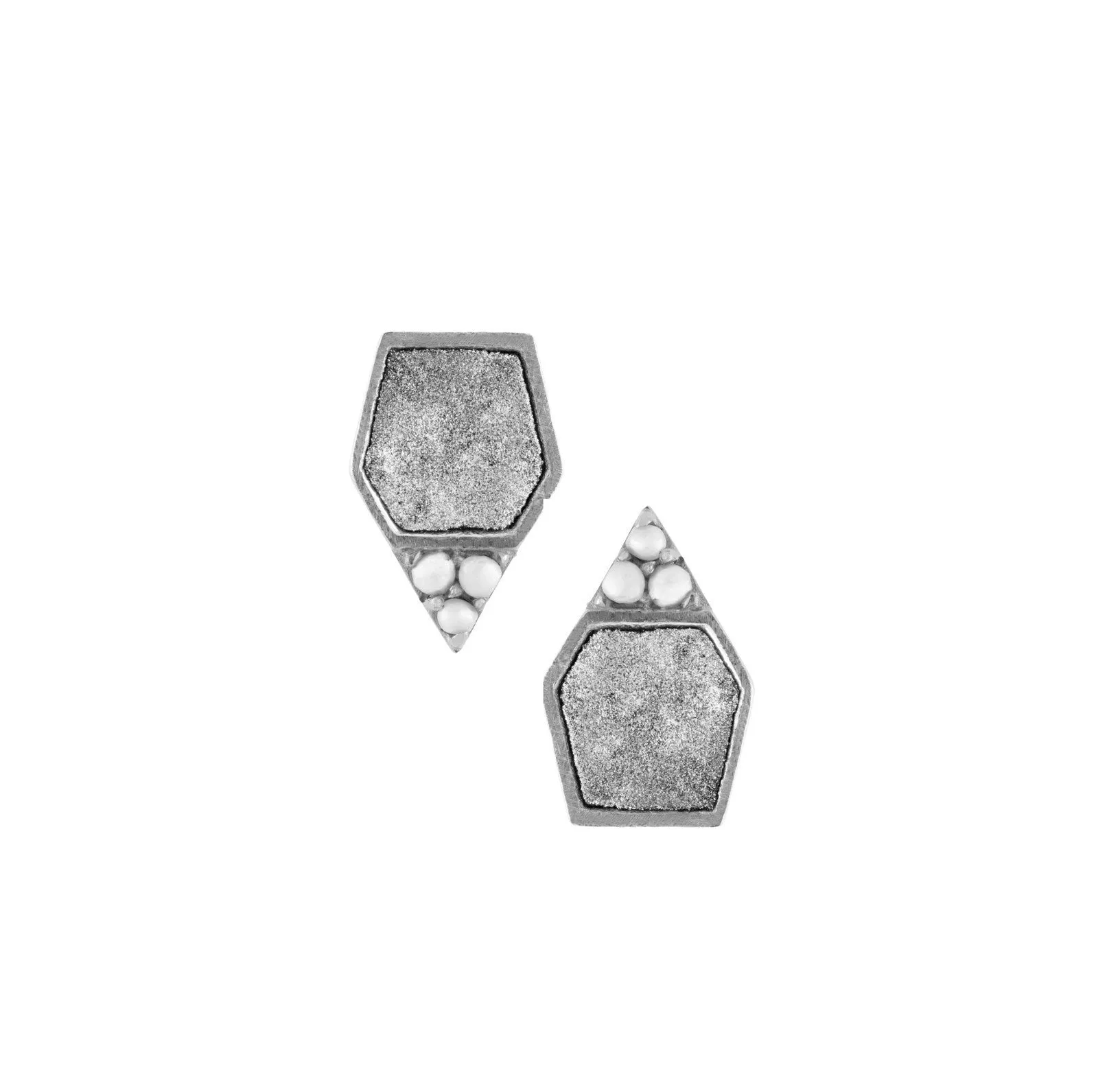 Silver Greta Studs