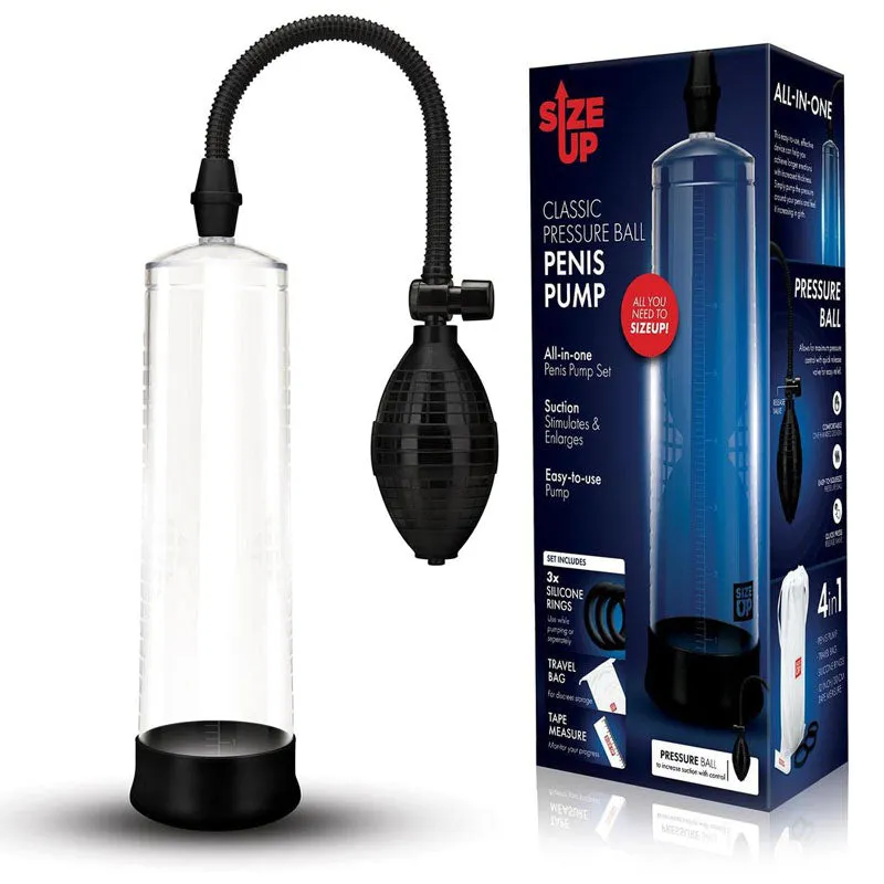 Size Up Classic Ball Penis Pump-(su300)