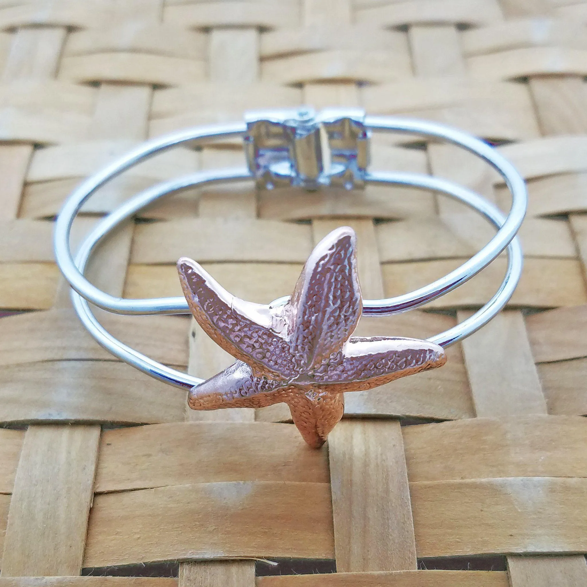 Starfish Cuff (Copper Plated) / Bracelet