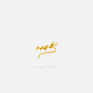 Swallow Bird Stud Earrings, Gold, Silver SHEMISLI SS446 ONE BKG