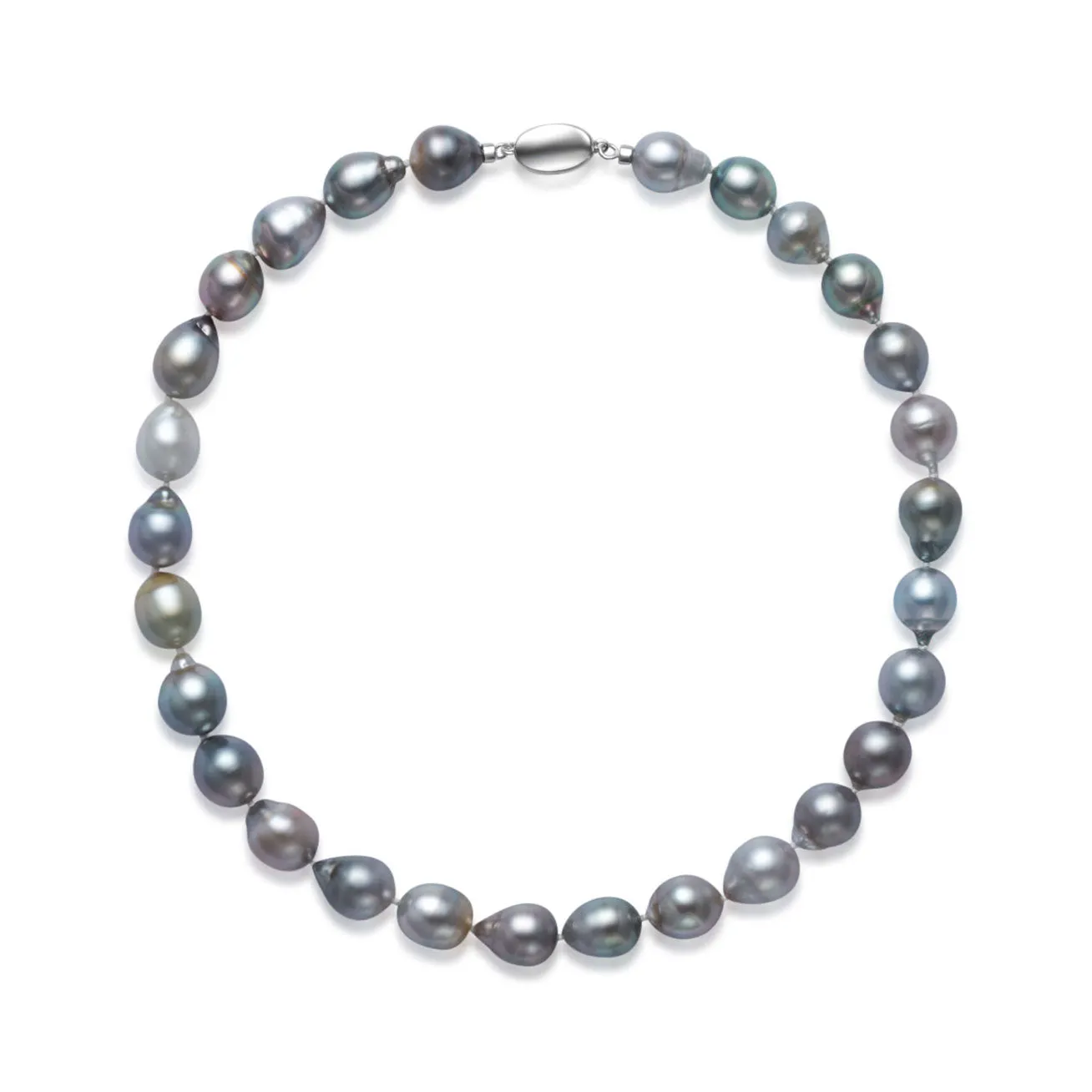 Tahitian Baroque Multi-colour Pearl Necklace WN00645