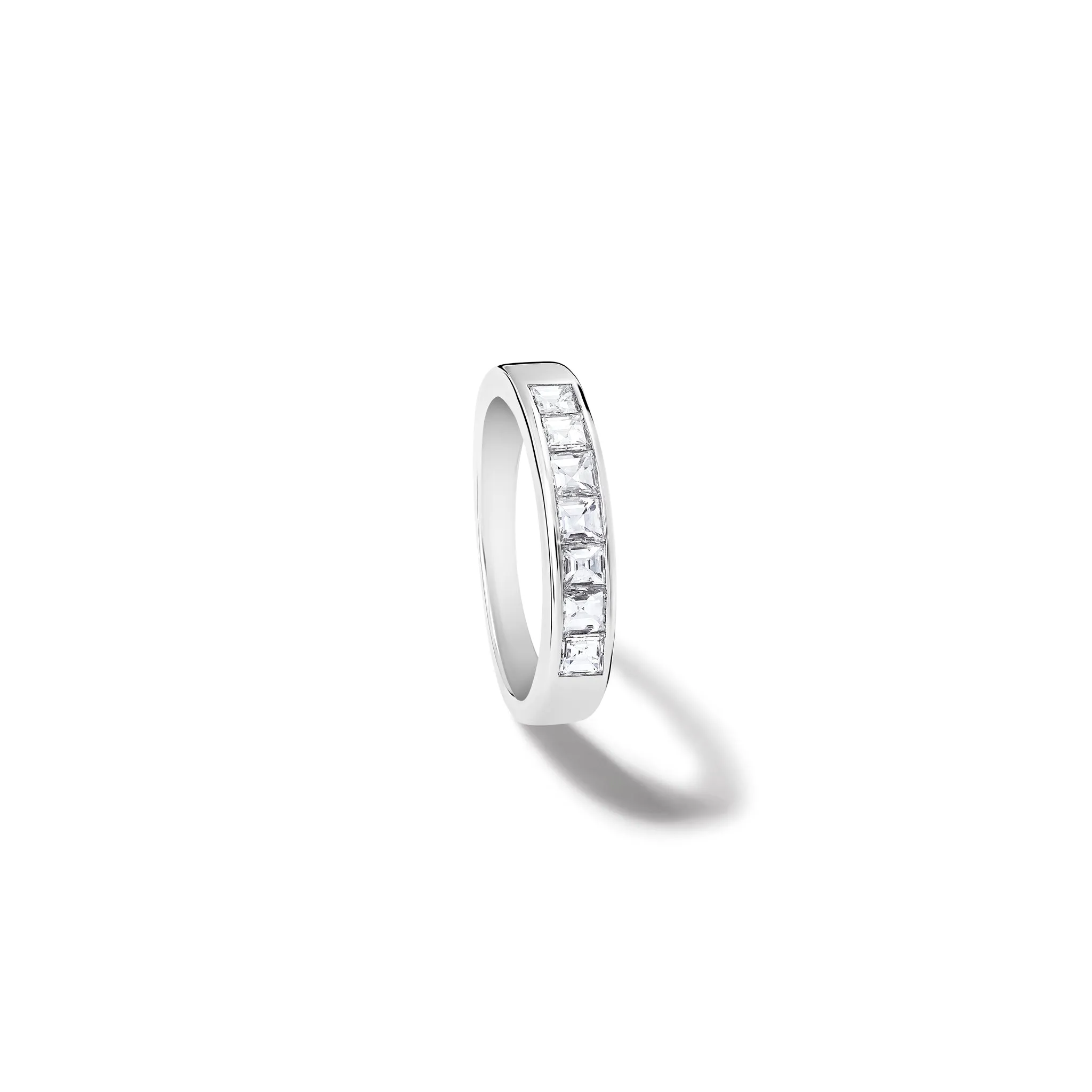 Tatiana Half Eternity Ring 18ct White Gold - Diamond