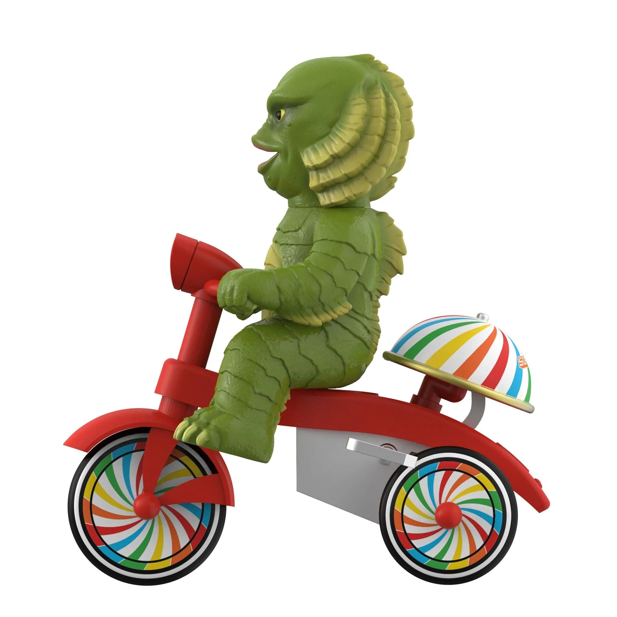 Universal Monsters Super Cycles - Creature from Black Lagoon (Light Green w/ Red Trike)